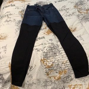 Two tone Good American jeans